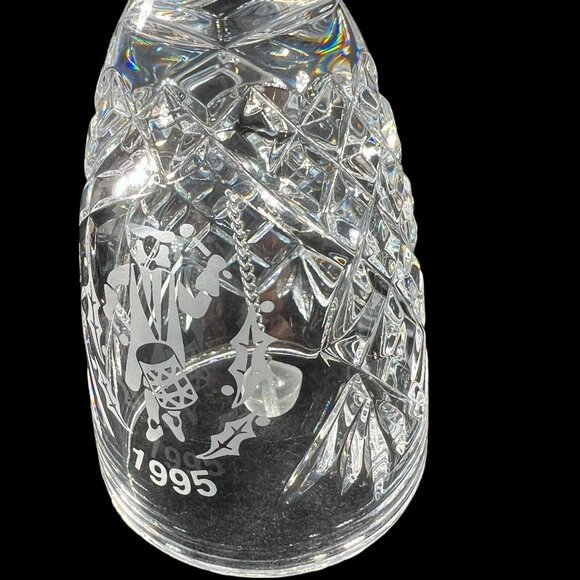 Vtg Waterford Crystal Bell 1995 12 Days Christmas Twelve Drummers Drumming BOX - Picture 7 of 11